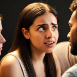 **Prompt:** A diverse group of people engaged in active listening. One person is speaking while others are making eye contact, nodding, and displaying open body language. The scene emphasizes empathy and understanding in a modern, inclusive setting. Soft, warm lighting. Focus on positive non-verbal communication.